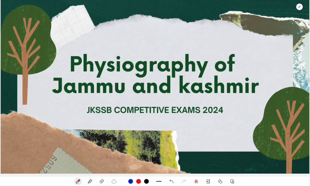 1. Physiography of JK (Introduction Flowchart)